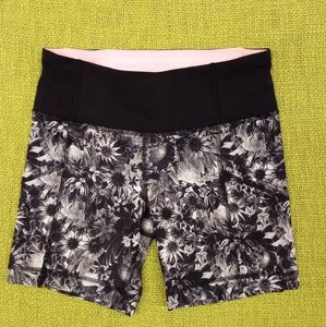 Lululemon floral bike shorts